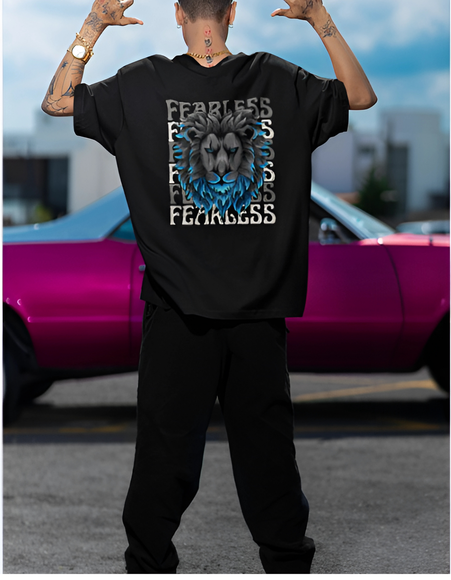 Vintage culture Lion T-shirt