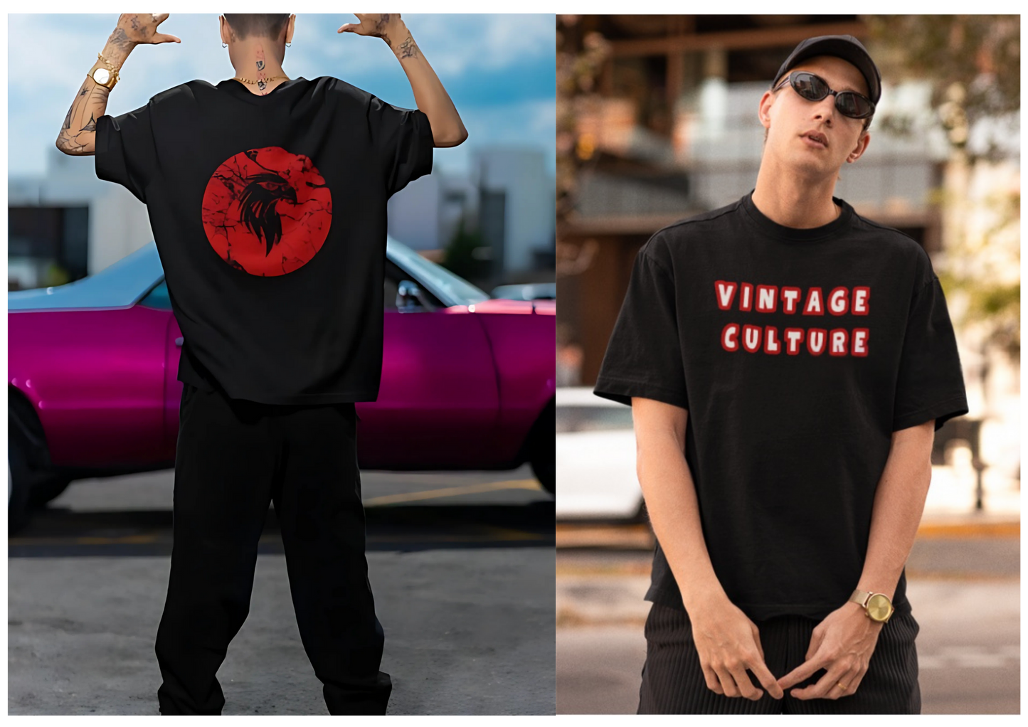 Vintage Culture eagle T-shirt