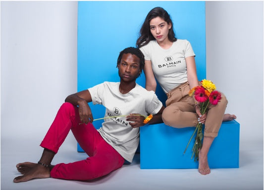 Luxury tshirt with brand logo